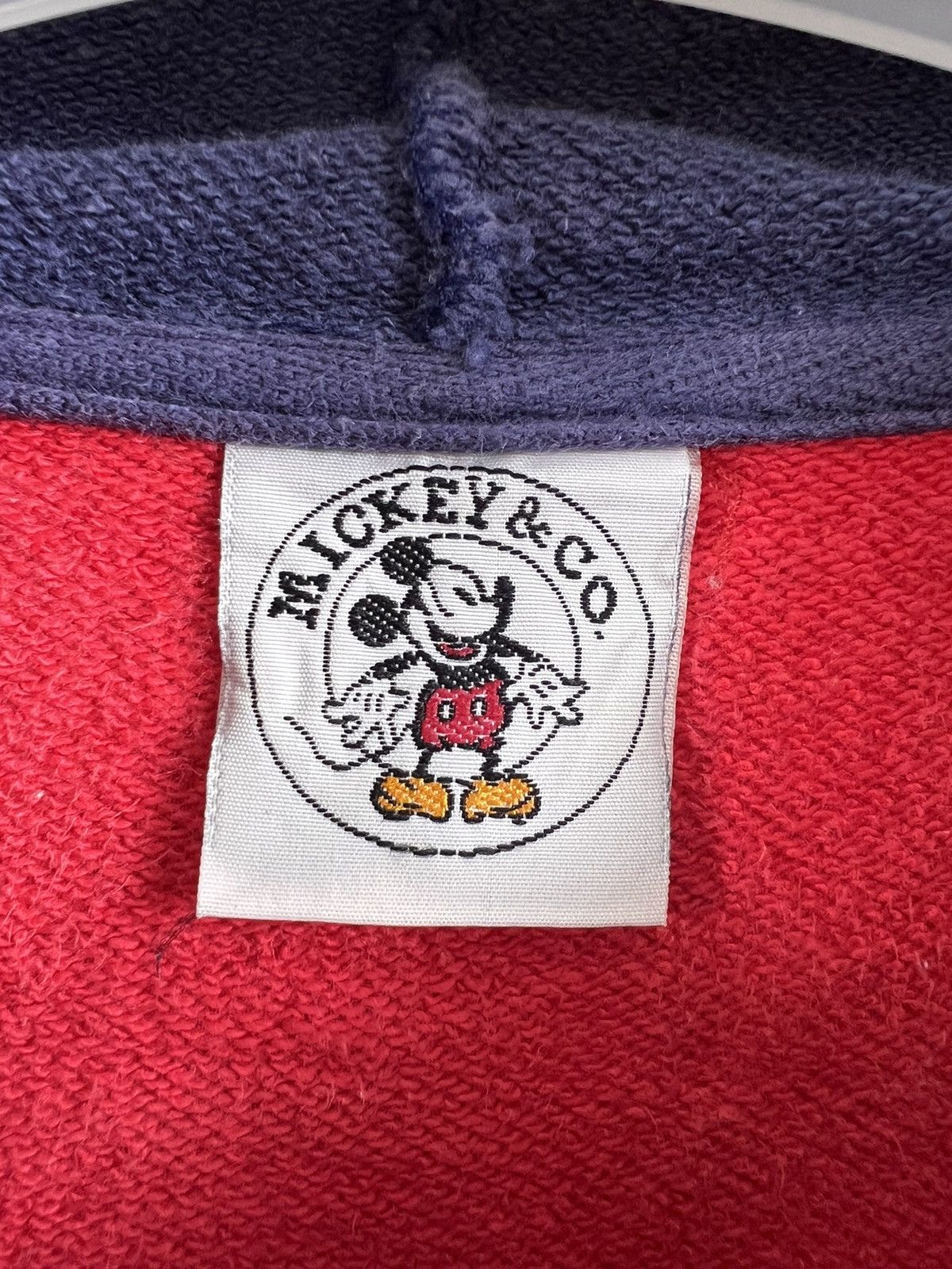 Disney × Japanese Brand × Mickey Mouse 🔥 90s MICKEY & Co WorldWide Style in The U.S hoodie zipper Size US M / EU 48-50 / 2 - 12 Thumbnail