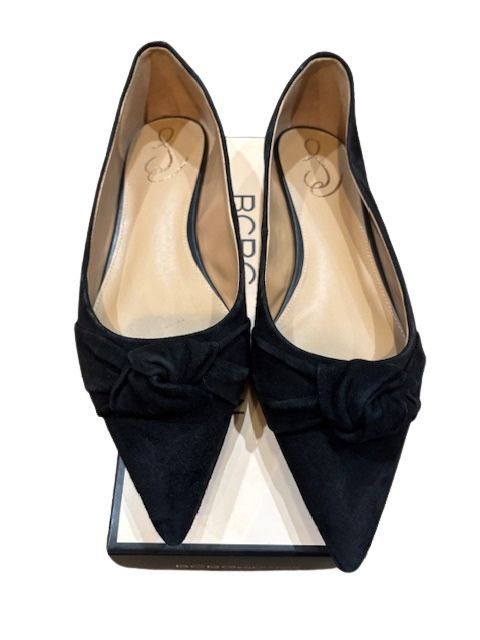 Sam Edelman Sam Edelman “Wheaton” Knotted Suede Pointed-Toe Flats SZ 10 Size US 10 / IT 40 - 3 Thumbnail