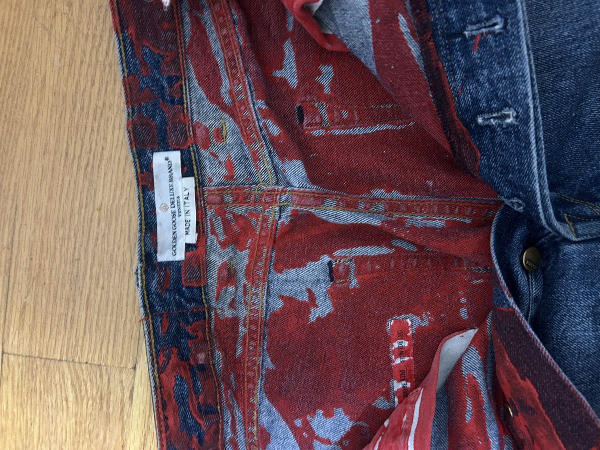 Golden Goose GGDB Painted Jeans Size 29" - 1 Thumbnail