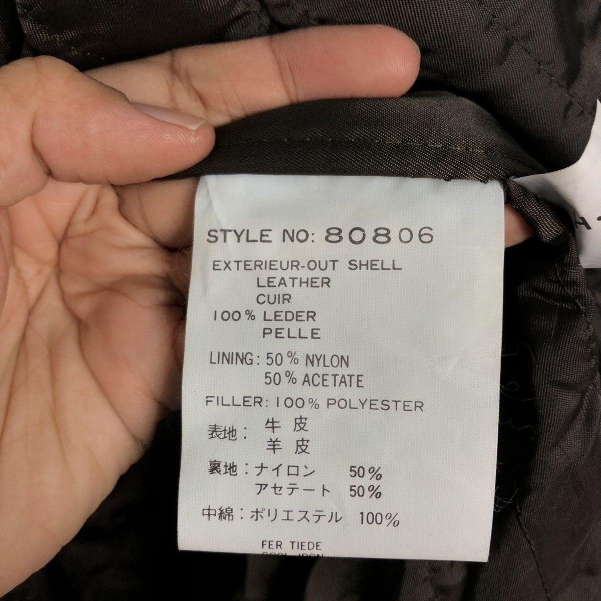Japanese Brand 🔥VINTAGE GENUINE LEATHER JACKET STRATH ISSEY MIYAKE Size US L / EU 52-54 / 3 - 20 Thumbnail