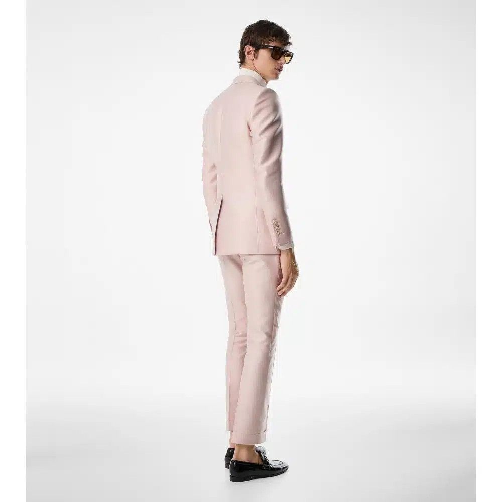 Tom Ford o1loc1c1025 2HPP02 Iridescent Twill Dyllan Suit in Pink Size US XL / EU 56 / 4 - 5 Thumbnail