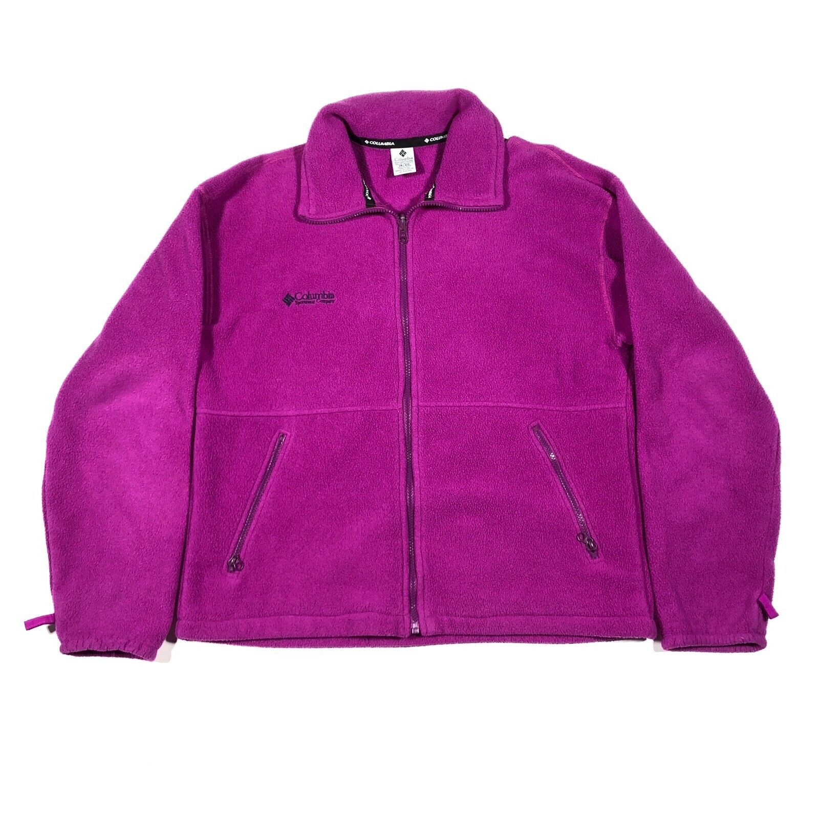 Columbia Columbia Sportswear Bright Purple Full Zip Fleece Sweater Size XL / US 12-14 / IT 48-50 - 1 Thumbnail