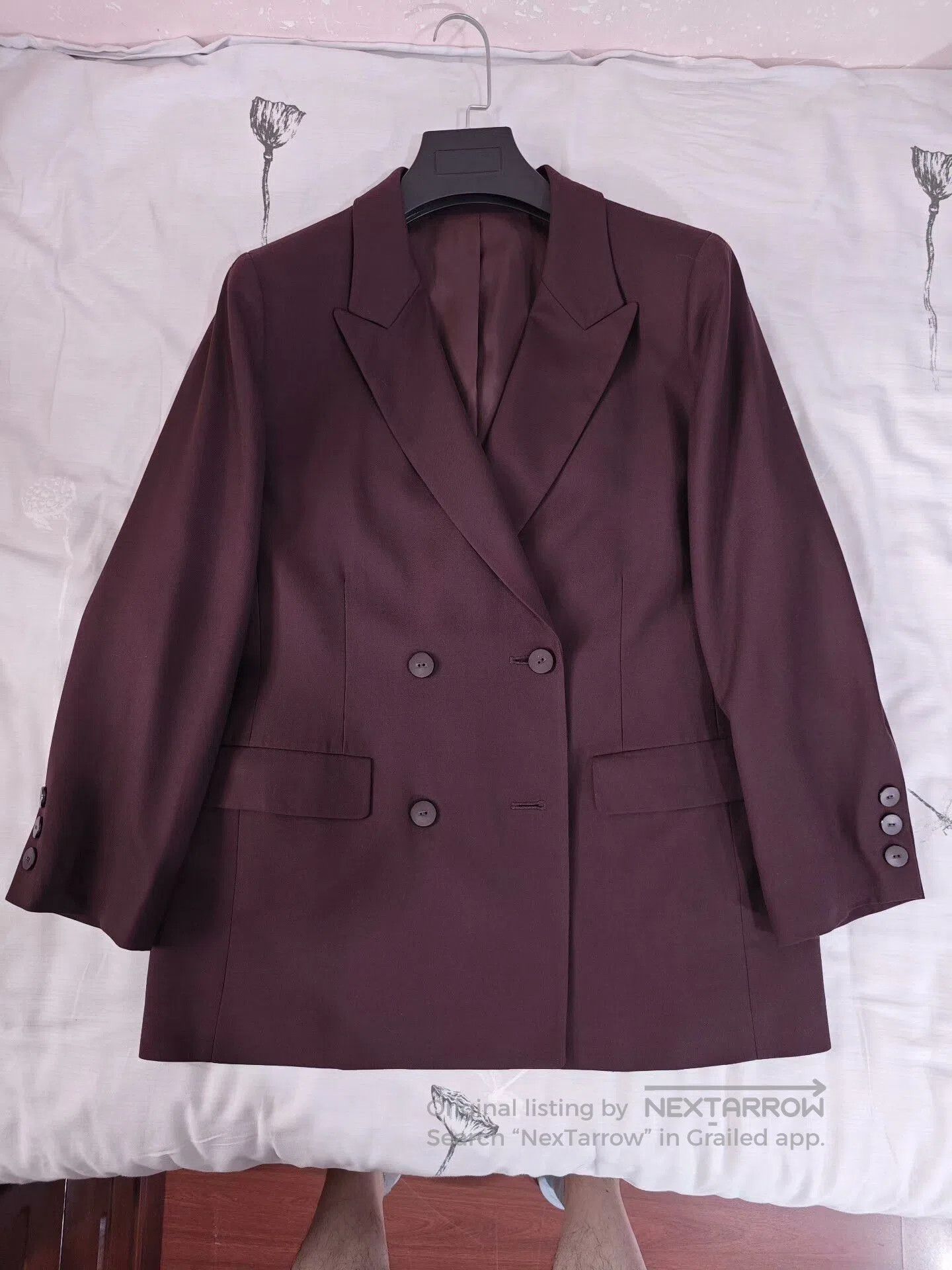 Double-Breasted Wool Blazer.