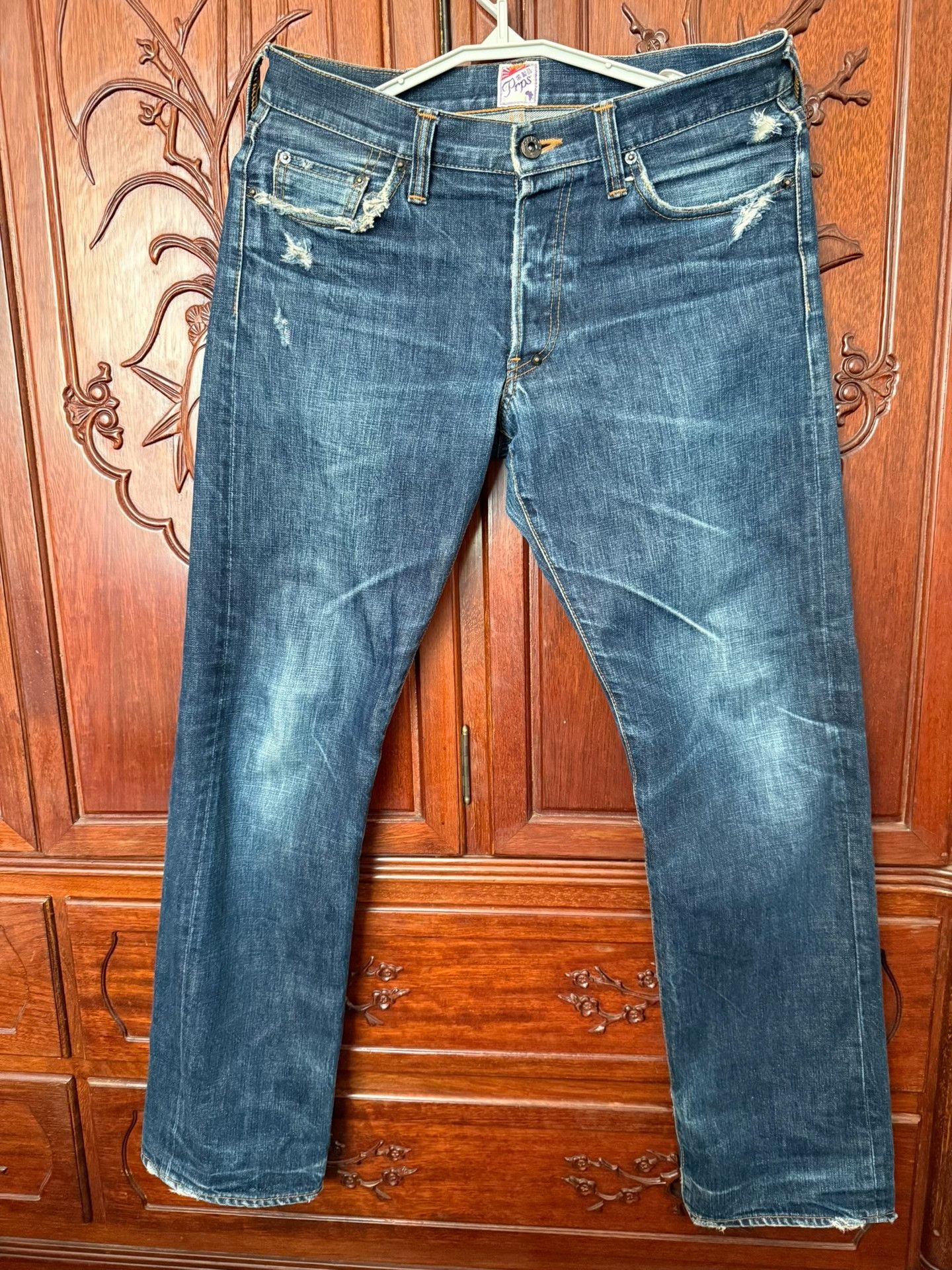 Prps PRPS Men's Straight-Leg Jeans Size US 31 - 1 Thumbnail