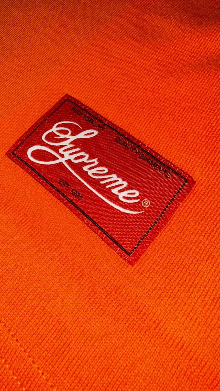 Supreme Supreme Orange Split L/S Football Tee Size US XL / EU 56 / 4 - 2 Thumbnail