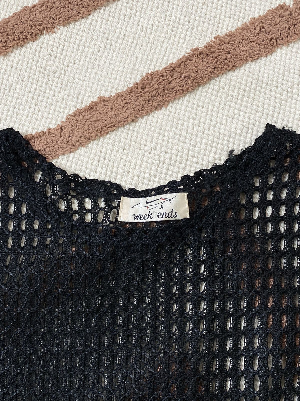 Vintage AVANT GARDE MESH Y2K DRESS Size S / US 4 / IT 40 - 4 Thumbnail