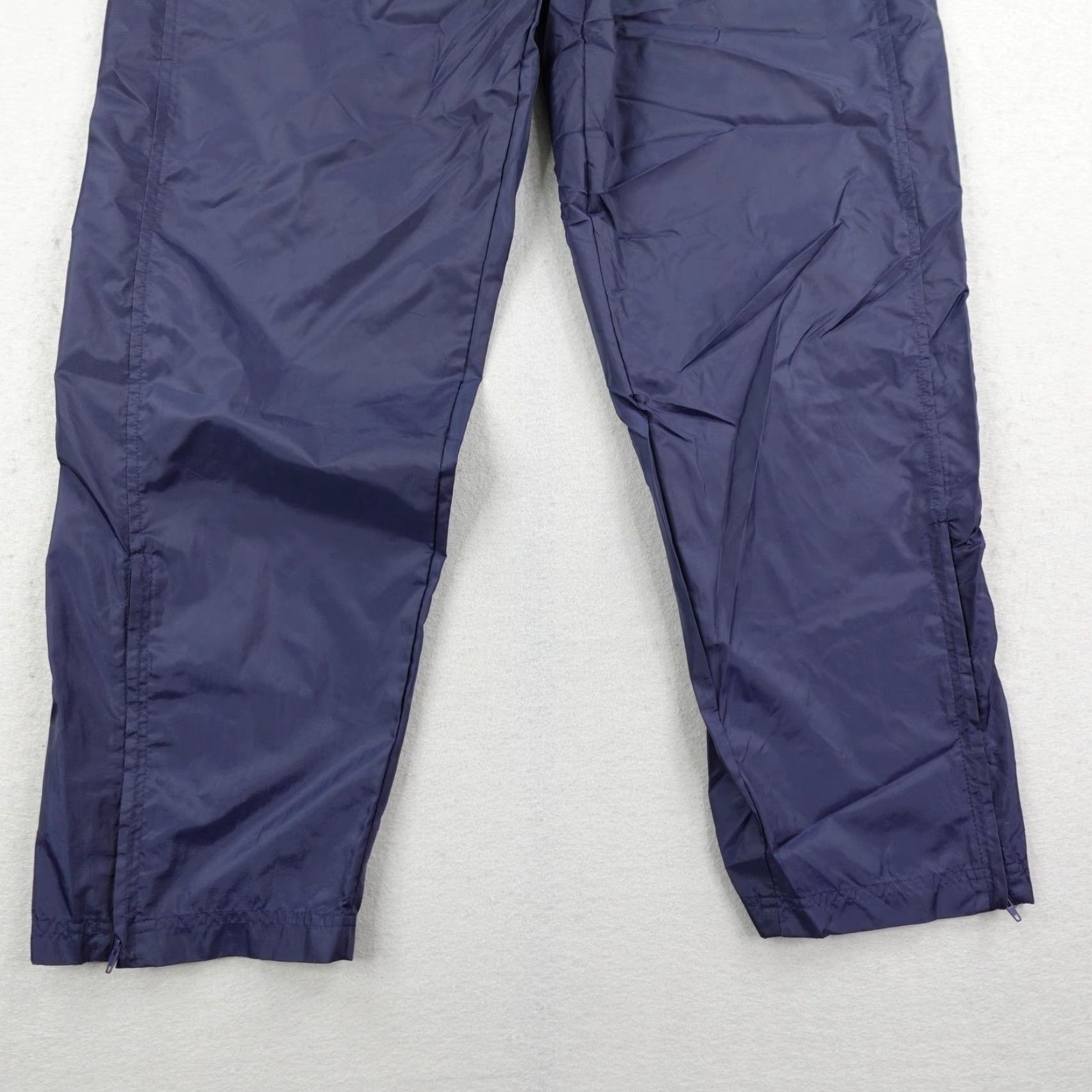 Reebok VINTAGE Reebok Track Pants Men XL Blue Windbreaker Joggers Y2K Ankle Zip Activewear Size US 36 / EU 52 - 3 Thumbnail