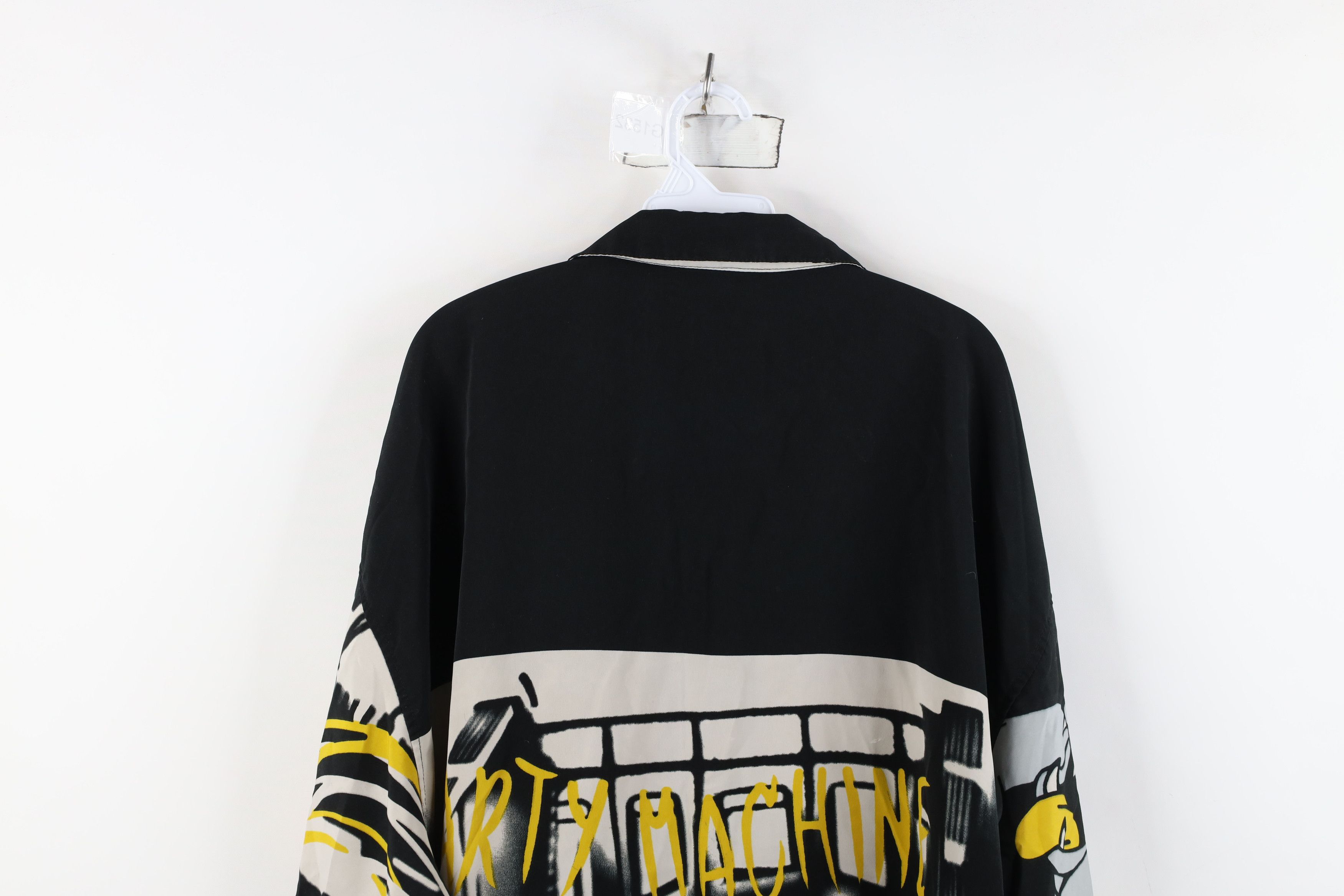 Vintage Vintage 90s Y2K Streetwear Party Machine Baggy Button Shirt Size US XXL / EU 58 / 5 - 13 Thumbnail