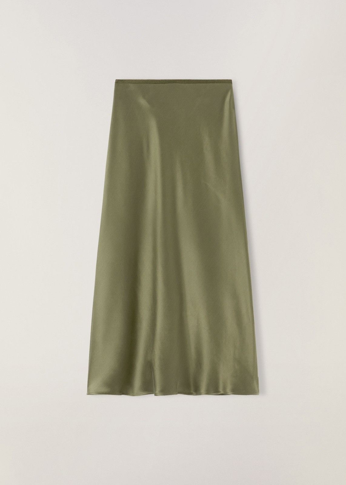 o1loc1c0124 Long Skirt in Olive