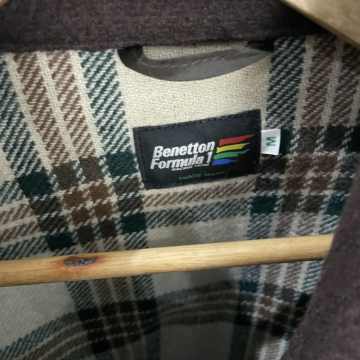 Benetton Vintage Benetton Formula 1 Racing Team Trench Coat Jacket Size US L / EU 52-54 / 3 - 5 Thumbnail