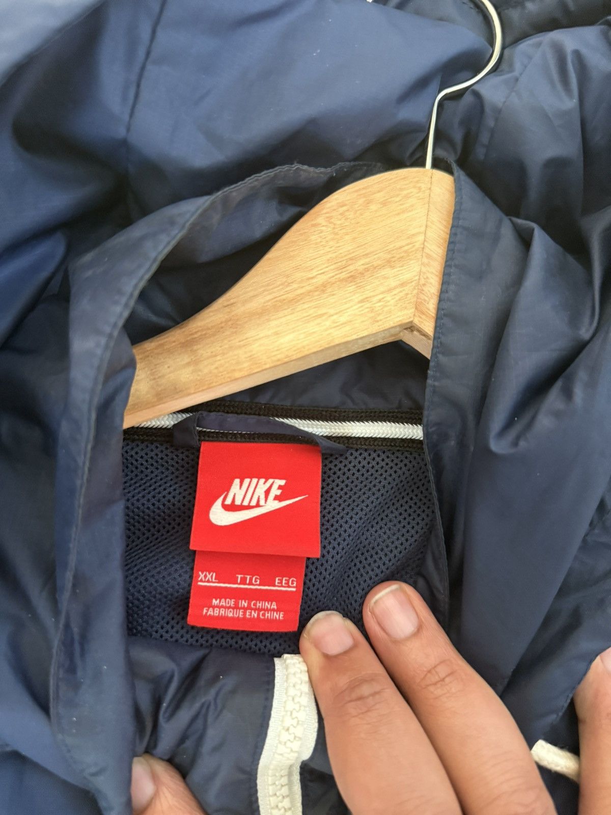 Fragment Design NIKE X FRAGMENT DESIGN LAB TECH HALF ZIP JACKET NAVY XL Size US XL / EU 56 / 4 - 2 Thumbnail