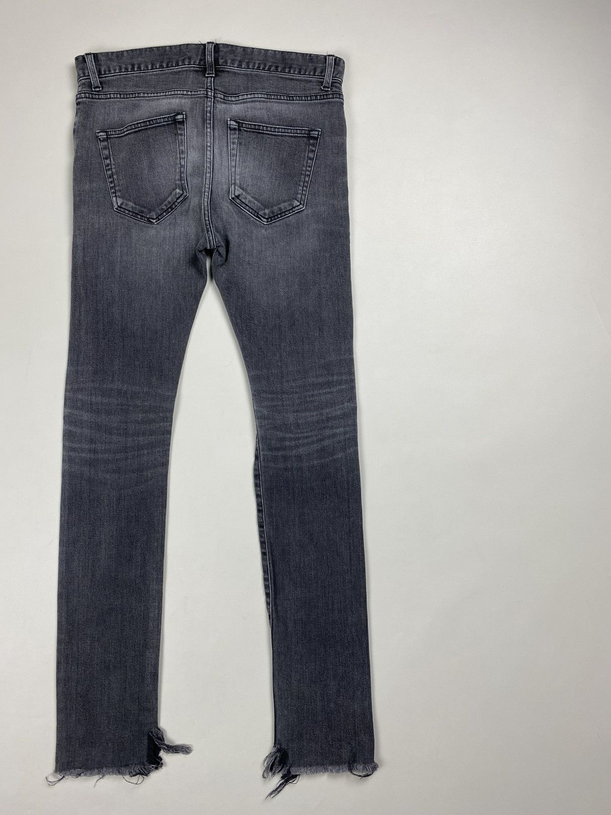 Balenciaga Balenciaga ladies distressed denim skinny biker jeans Size 28" / US 6 / IT 42 - 19 Thumbnail