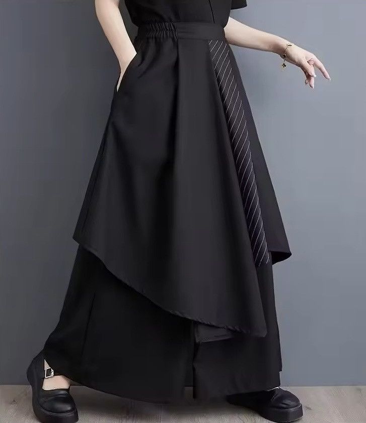 Japanese Brand Women’s Rubber Waist Loose Trousers Size US 34 / EU 50 - 3 Thumbnail