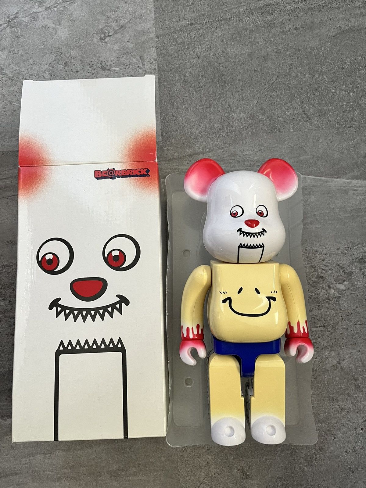 Medicom Toy 400% BE@RBRICK T9G YELLOW MEDICOM 2007 Size ONE SIZE - 3 Thumbnail