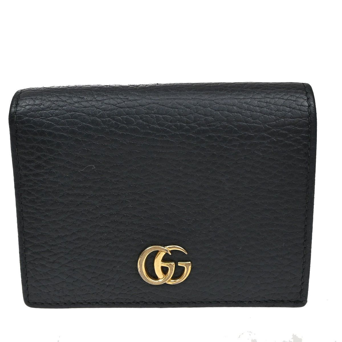 Gucci Gucci GG Marmont Flap Card Case Leather Size ONE SIZE - 1 Thumbnail