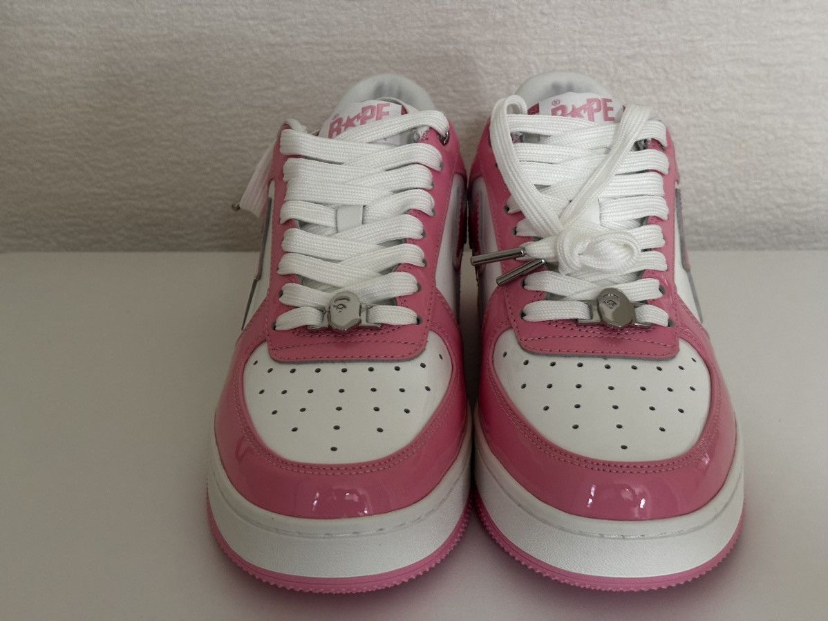 Bape Authentic ape bape bape sta #5 pink 10 new bapesta Size US 10 / EU 43 - 3 Thumbnail