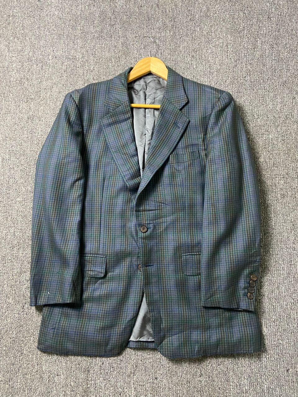 Aquascutum Vintage Aquascutum Houndstooth Blazer (191) Size US XS / EU 42 / 0 - 1 Thumbnail