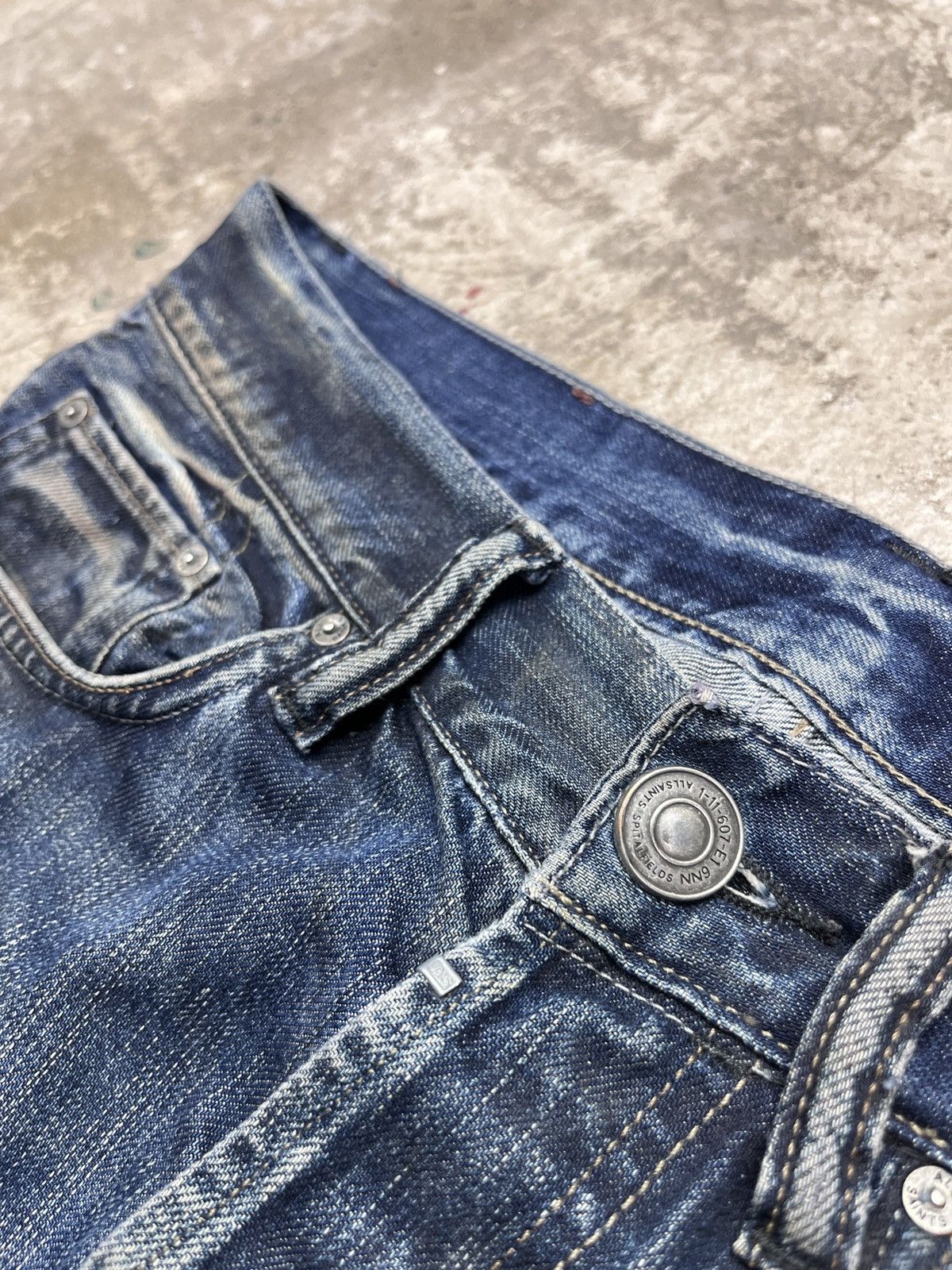 Allsaints × Vintage ALLSAINTS DIRTY FADE DENIM PANTS - LOT № 3149 Size US 30 / EU 46 - 5 Thumbnail
