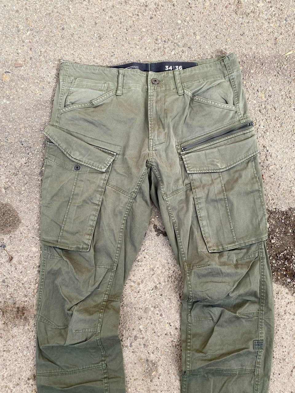 G-Star × Vintage G STAR Cargo faded vintage avant garde y2k pants Size US 36 / EU 52 - 2 Thumbnail