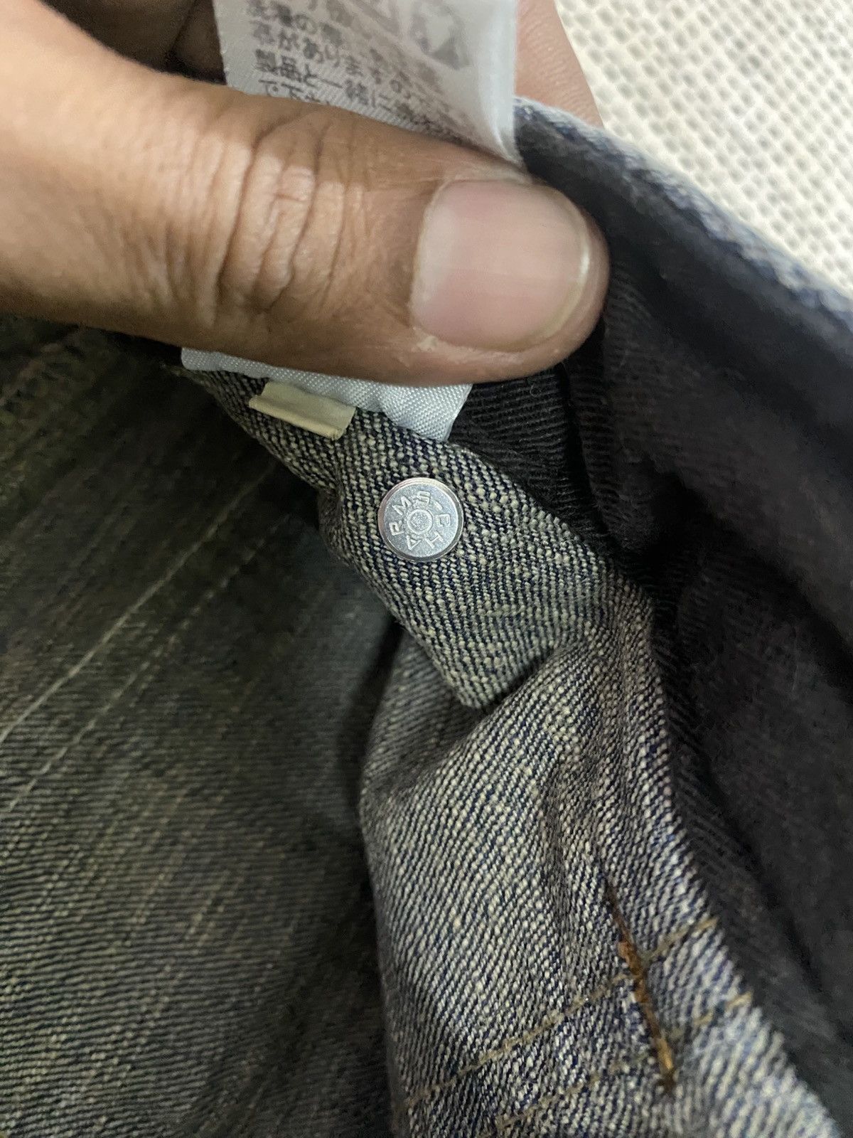 Japanese Brand Vintage 70sStyle Flared Denim Jeans Wash CargoPocket Bootcut Size US 30 / EU 46 - 8 Thumbnail