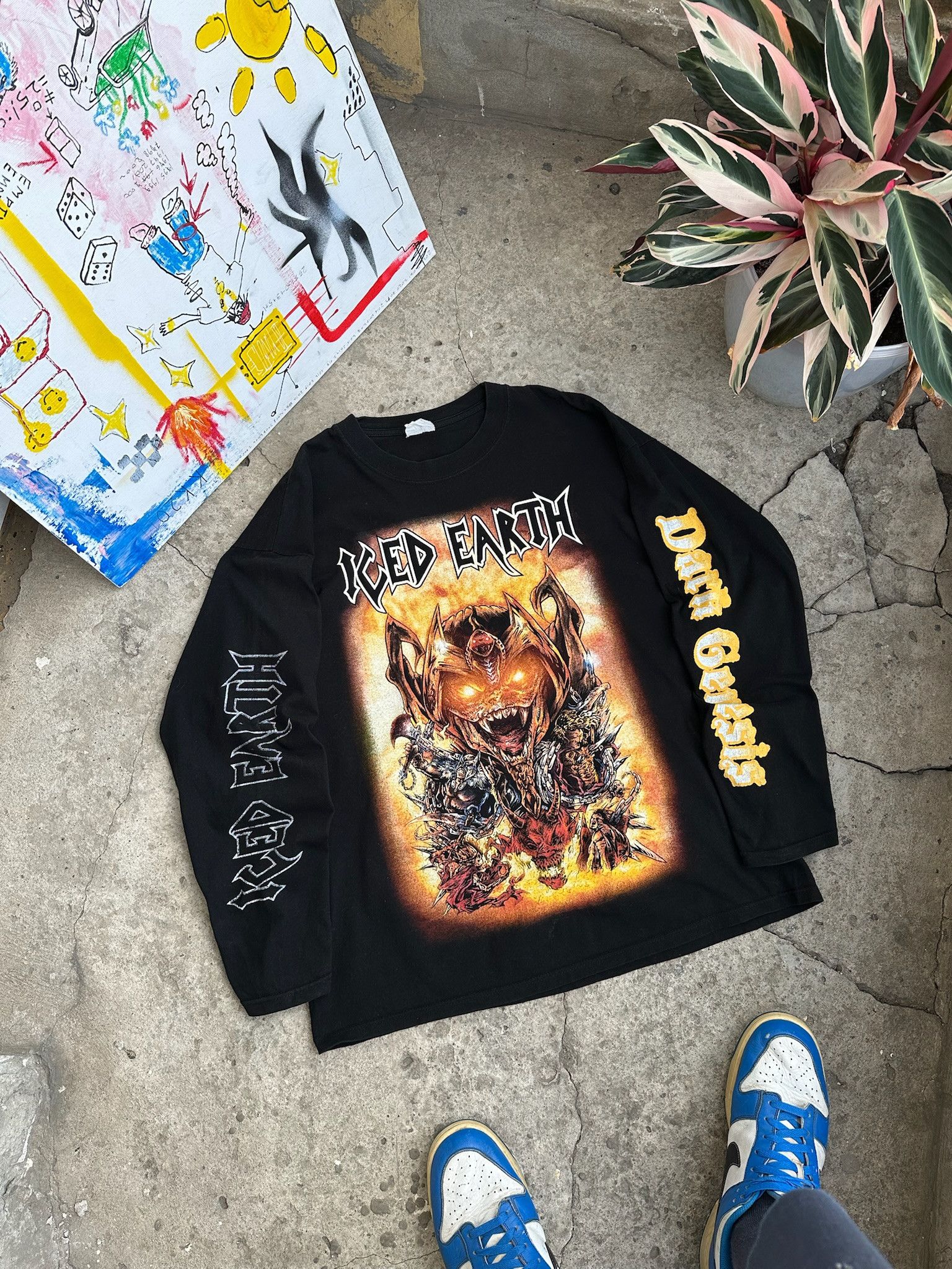 Band Tees Vintage Iced Earth Horror Rock Band Tee longsleeve Size US L / EU 52-54 / 3 - 11 Thumbnail