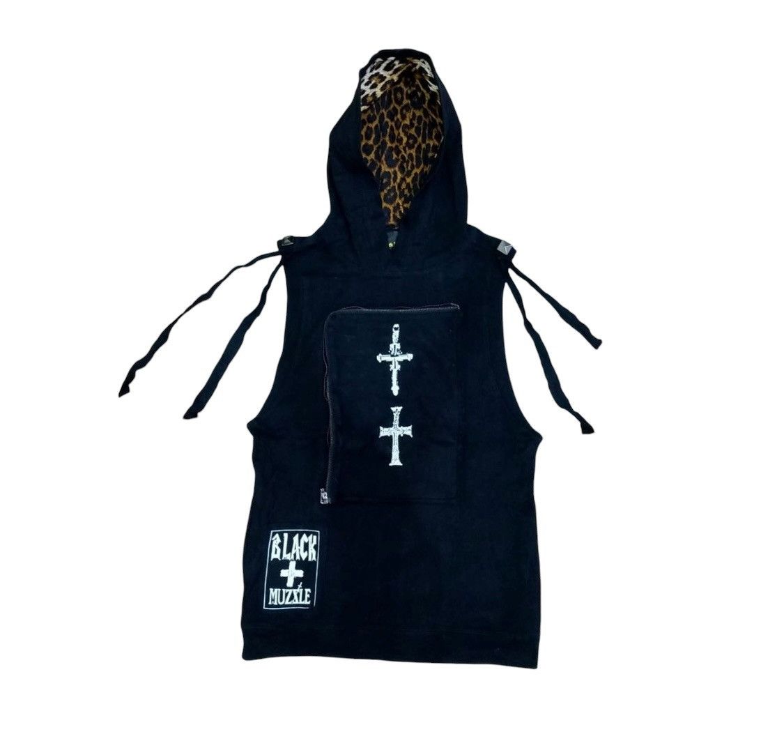 Japanese Brand Vtg Japanese Bondage Vest Hoodie Size US M / EU 48-50 / 2 - 1 Thumbnail