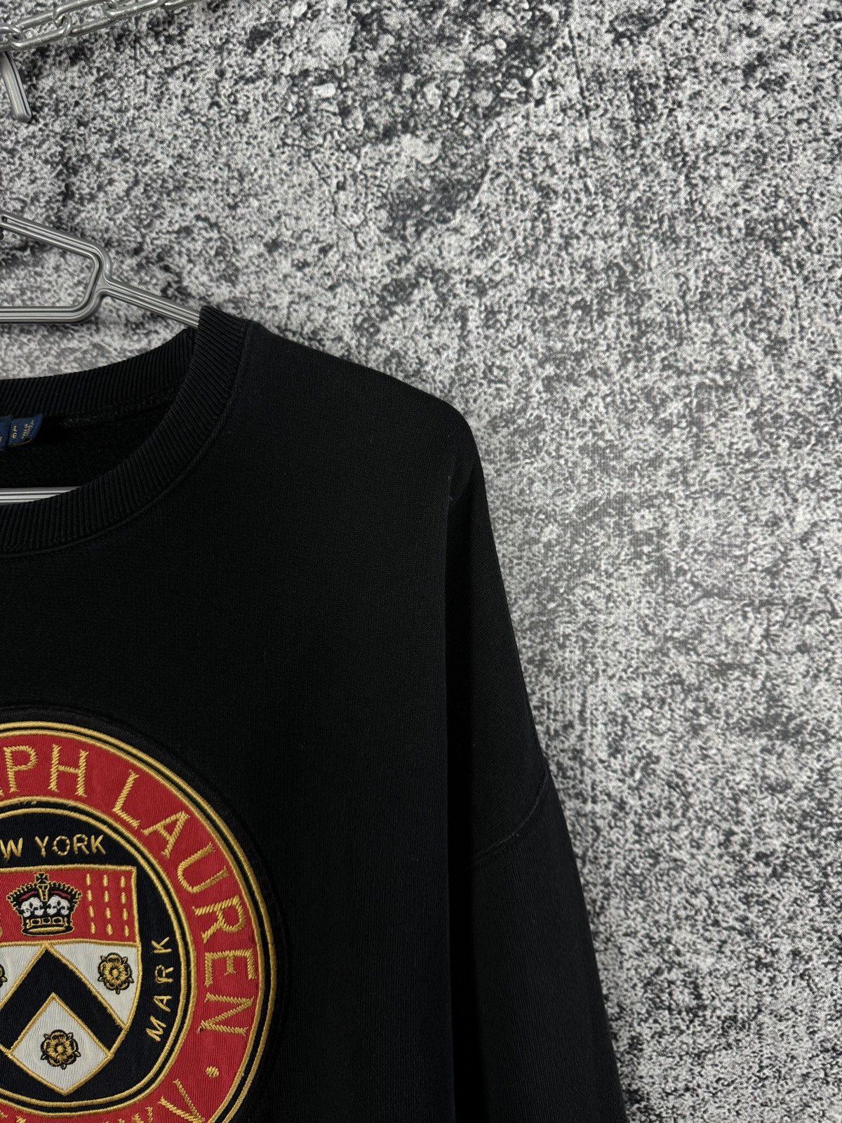 Polo Ralph Lauren Women’s Polo Ralph Lauren New York Sweatshirt Big Logo Sz L Size L / US 10 / IT 46 - 2 Thumbnail