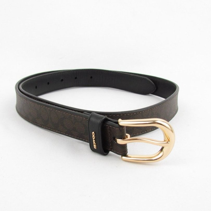 Coach Coach Signature Canvas Classic Belt Size ONE SIZE - 2 Thumbnail