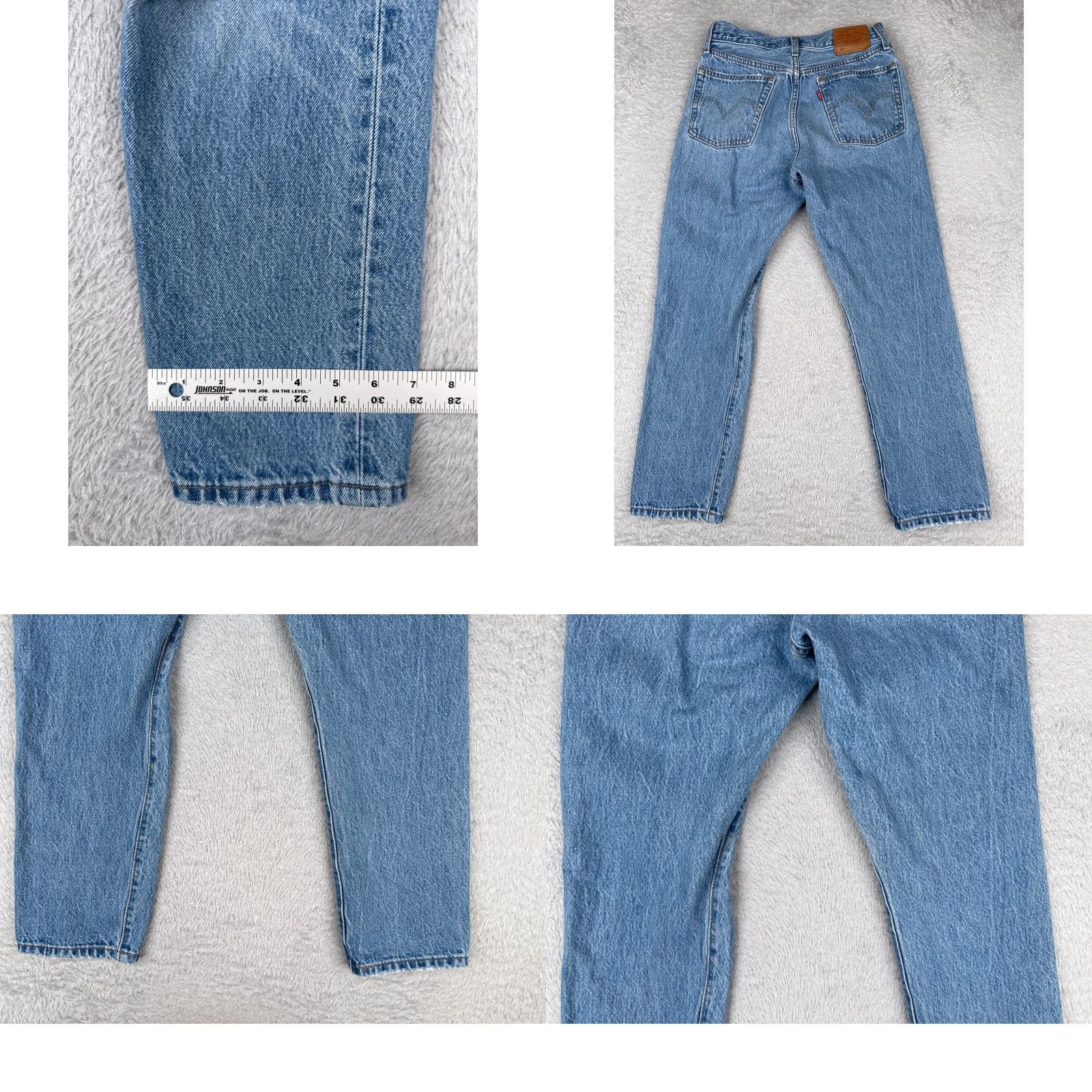 Levi's Levi's 501 Jeans Jeans Adult Regular 26 Blue Denim Distressed Button Fly 501 Premium 26x25 Mens Size US 26 / EU 42 - 10 Thumbnail