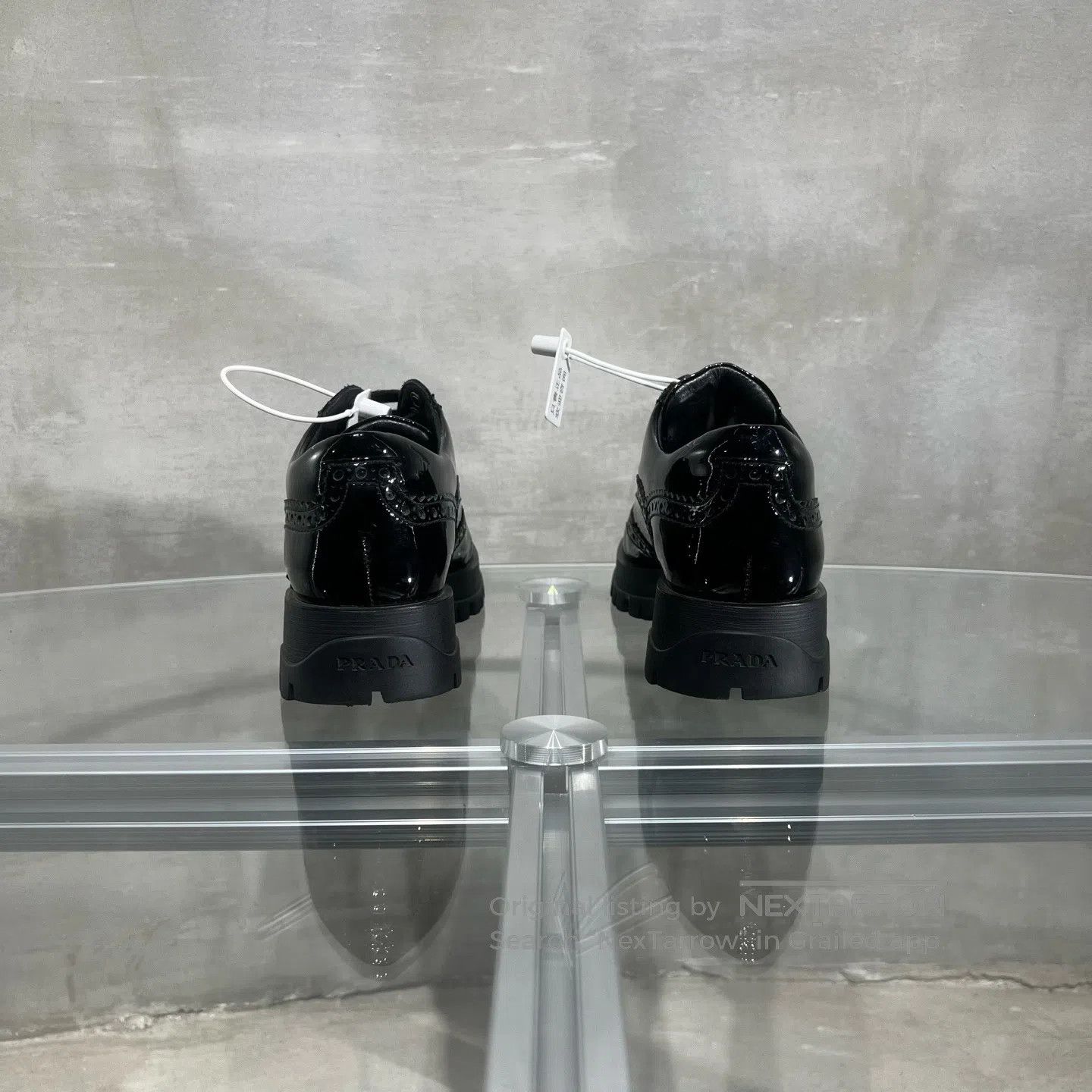 Prada Prada Lefu shoes with a glossy finish and leather uppers Size US 5.5 / IT 35.5 - 5 Thumbnail