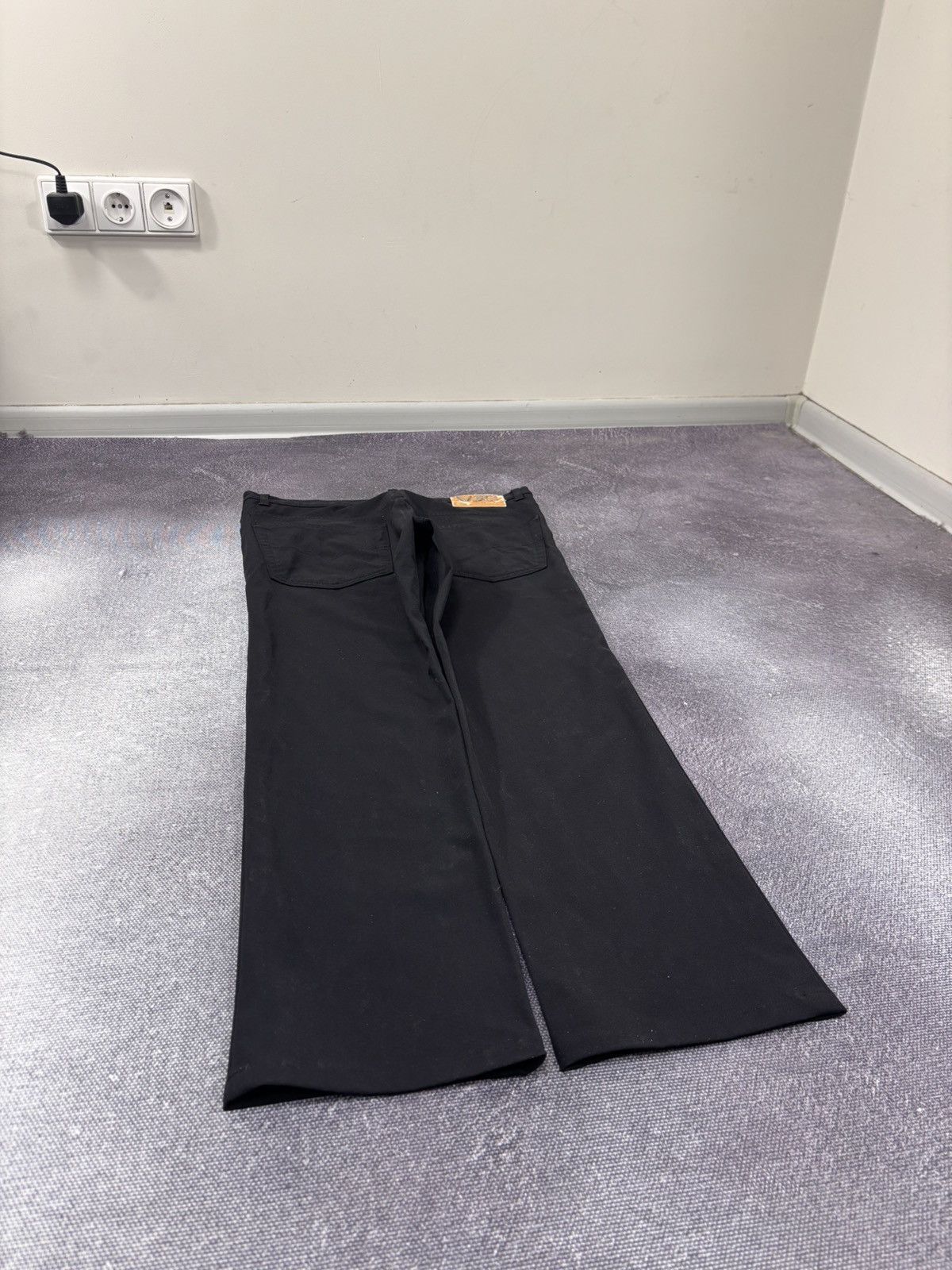 Versace Jeans Couture Versace Jeans Couture Vintage Women’s Black Stretch Pants Size 34" / US 12 / IT 48 - 13 Thumbnail