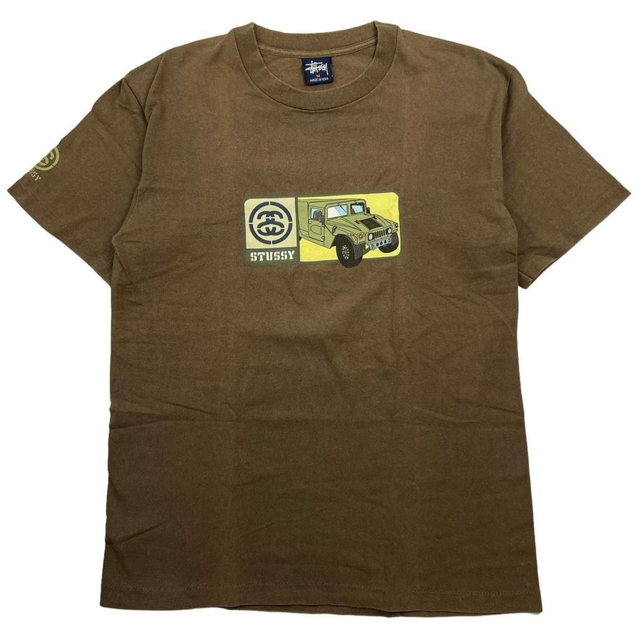 Stussy Vintage 90s Stussy Military Army Truck T-Shirt Khaki Medium Size US M / EU 48-50 / 2 - 1 Thumbnail