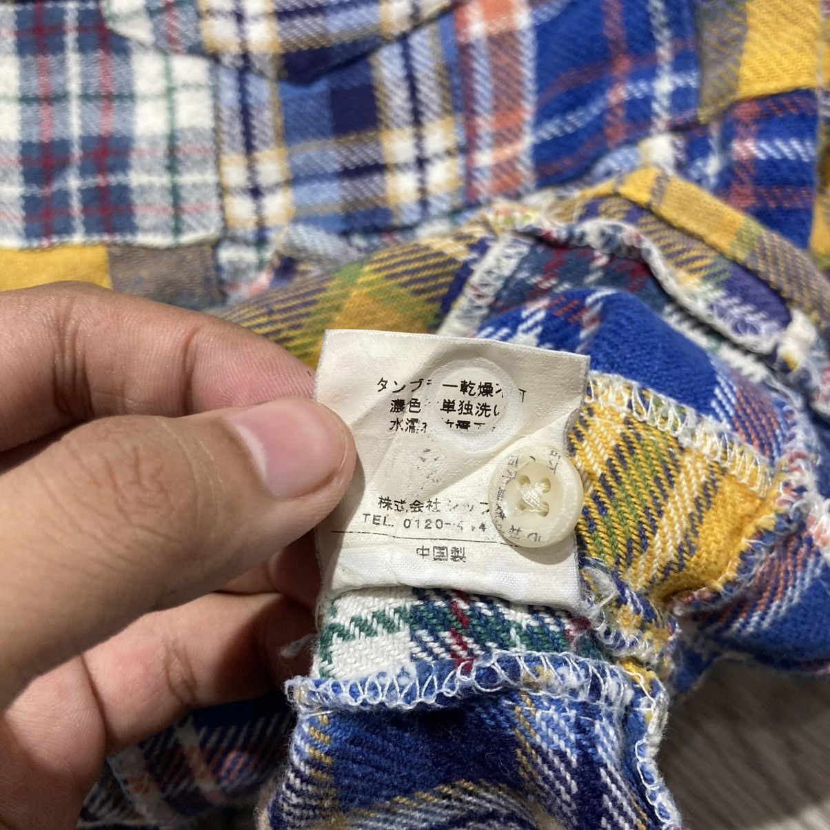 Sugar Cane 2000s Ships Patchwork Madrass Heavy Weight Button Up Shirt Size US S / EU 44-46 / 1 - 15 Thumbnail