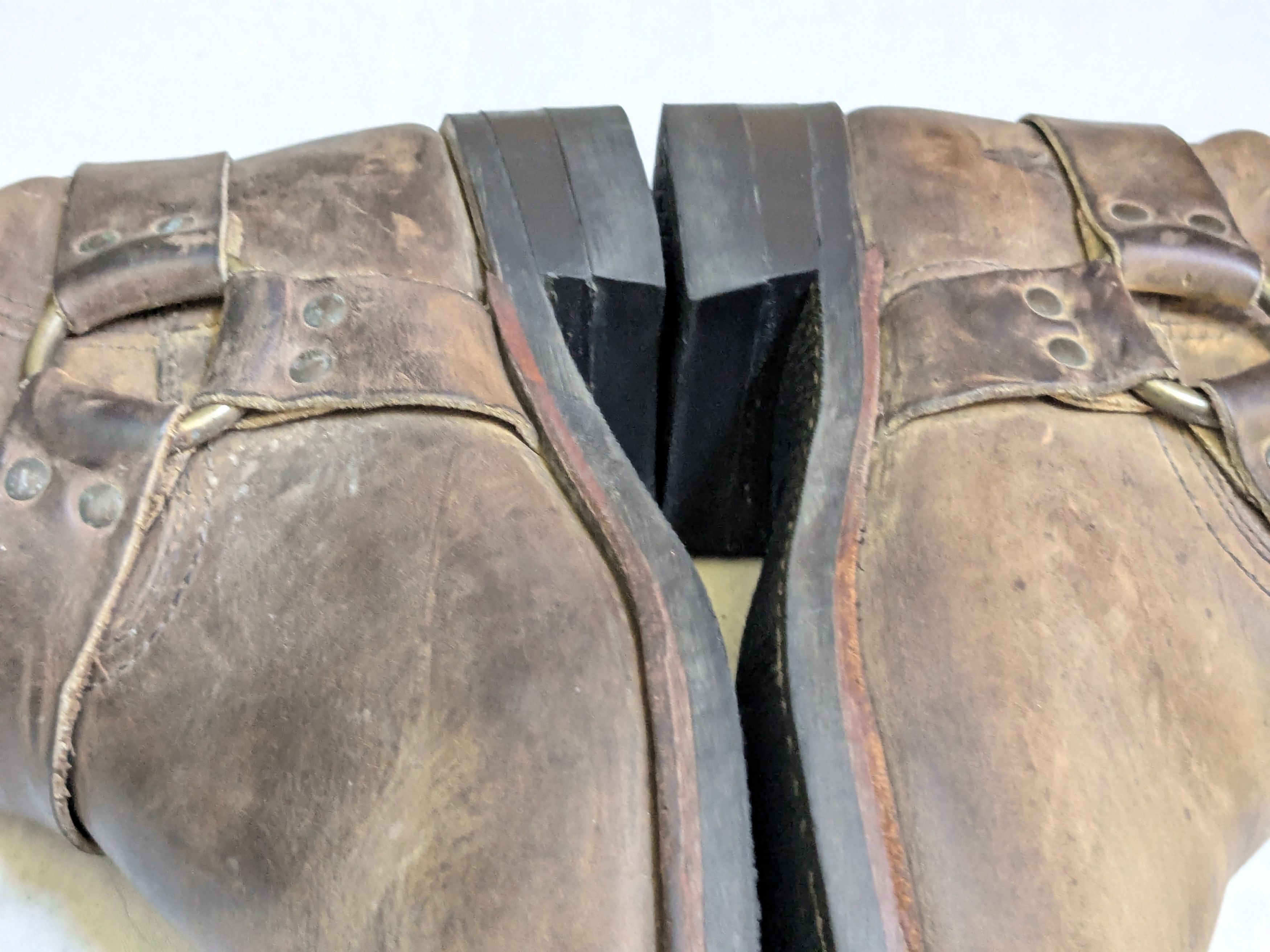 Frye Frye Harness Boots Brown 11.5 Wide Leather USA Size US 11.5 / EU 44-45 - 10 Thumbnail