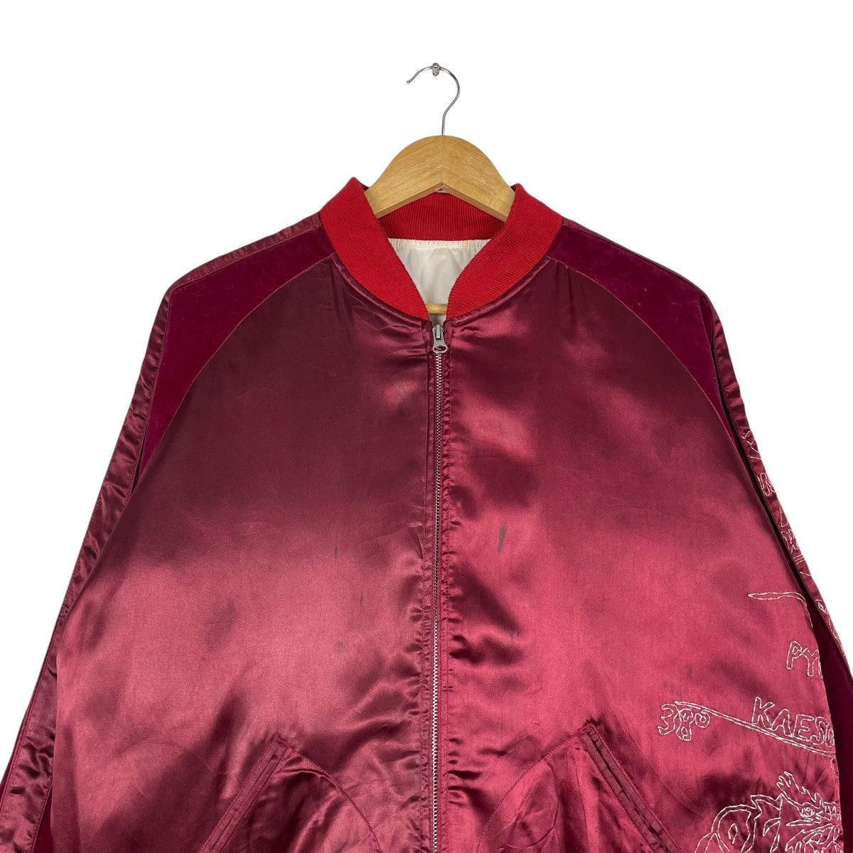 Japanese Brand × Vintage 💥YOKOSUKA JAPAN SUKAJAN EMBROIDERED JACKET Size US M / EU 48-50 / 2 - 2 Thumbnail