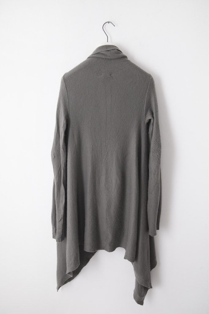 Rick Owens HUN boiled cashmere biker cardigan Size M / US 6-8 / IT 42-44 - 3 Thumbnail