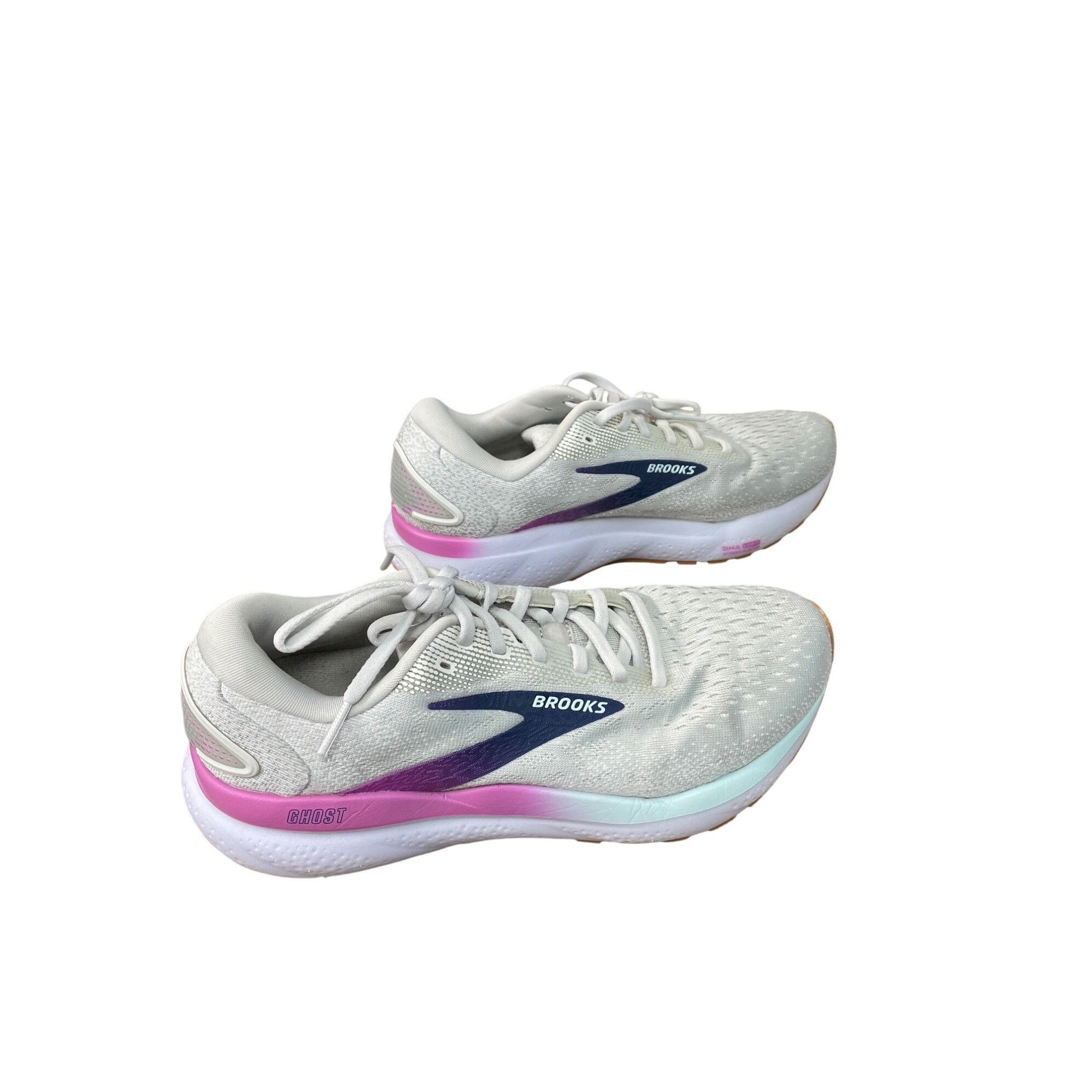 Brooks Brooks Ghost 16 Womens beige pink running Sneakers Size 9B S Size US 9 / IT 39 - 4 Thumbnail