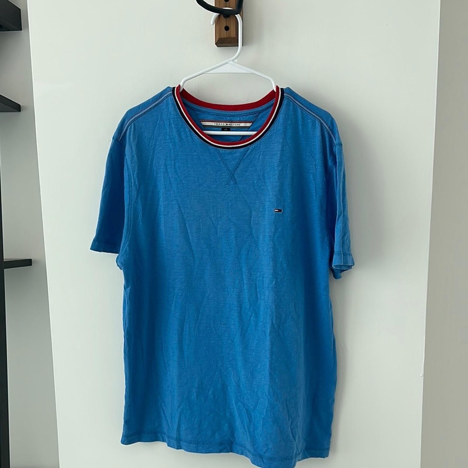 Tommy Hilfiger Tommy Hilfiger Blue Short Sleeve Tee Size US L / EU 52-54 / 3 - 1 Thumbnail