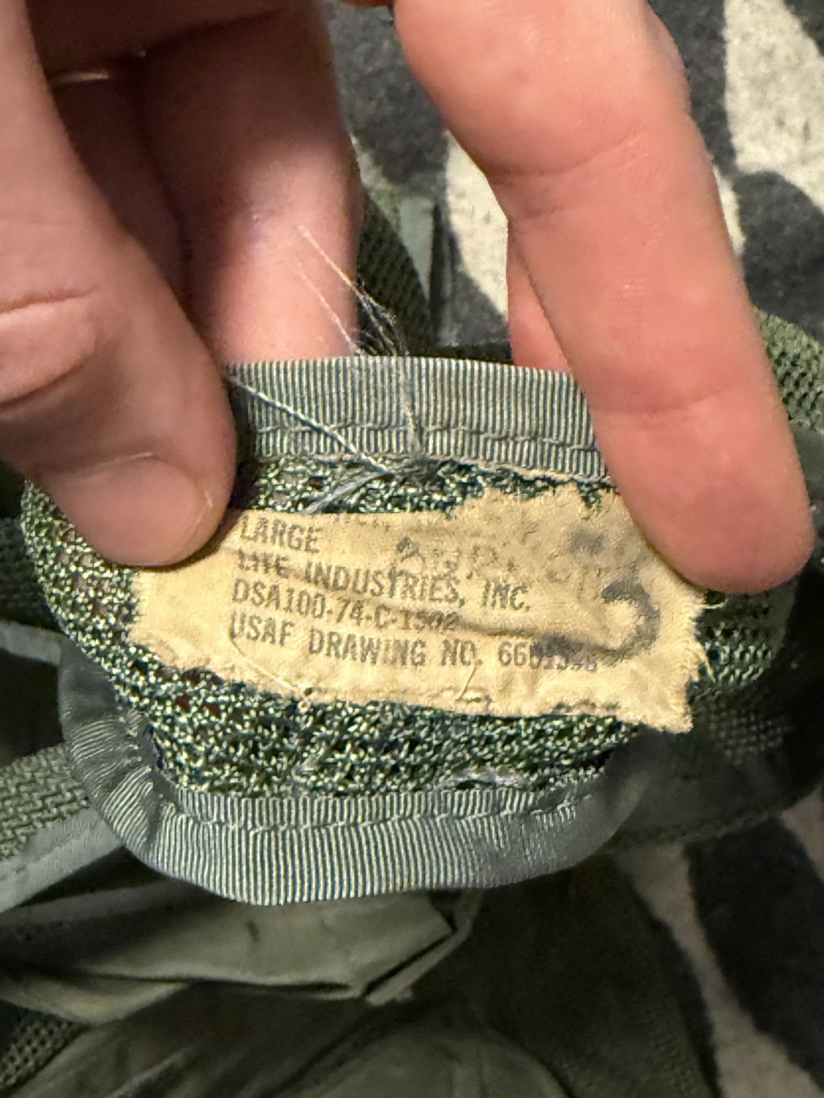 Vintage USAF Vietnam survival vest Size US L / EU 52-54 / 3 - 3 Thumbnail