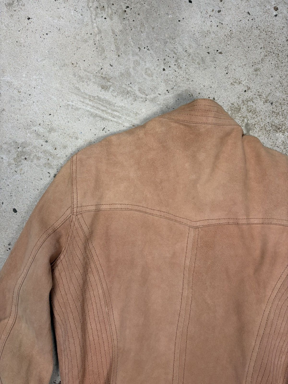 Dolce & Gabbana Vintage 2000s Dolce & Gabbana Suede Leather Utility Jacket Size M / US 6-8 / IT 42-44 - 19 Thumbnail