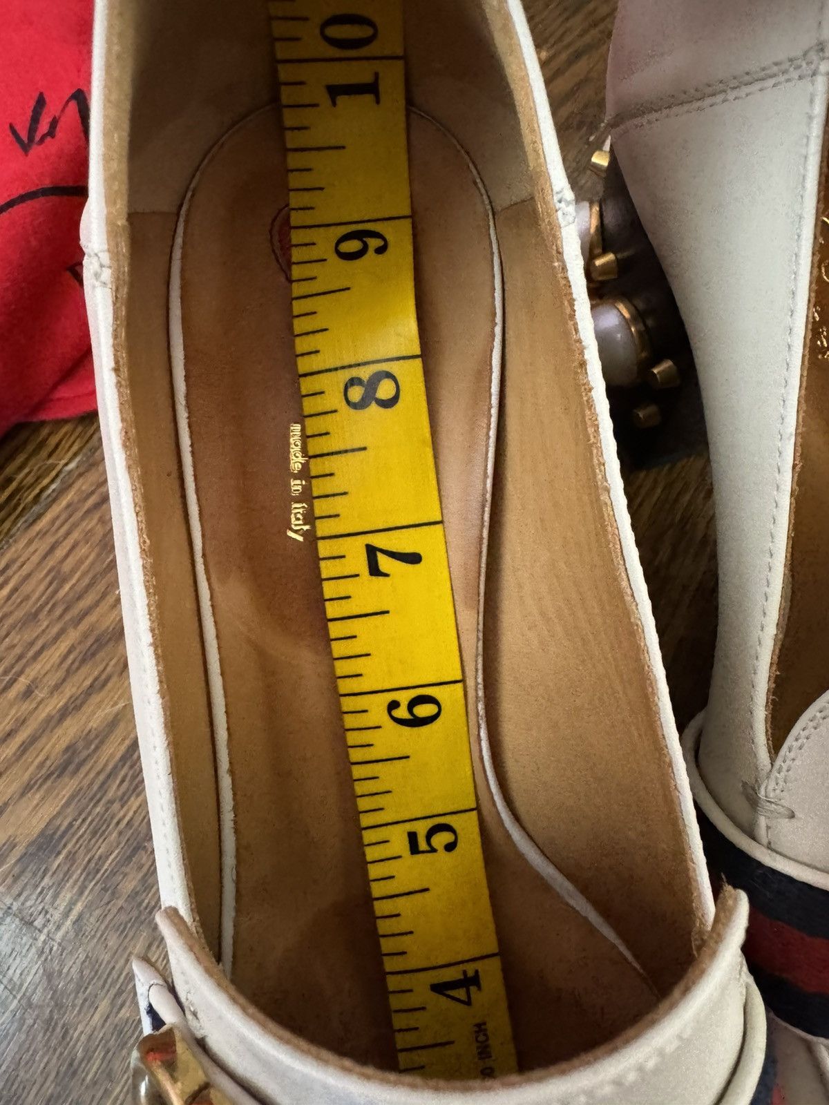 Gucci Gucci Peyton Marmont GG faux pearls loafers shoes 37.5 Size US 7.5 / IT 37.5 - 4 Thumbnail