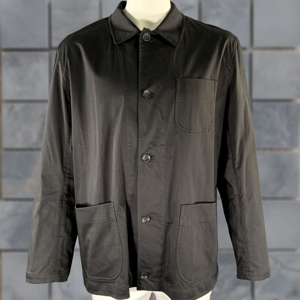 Rag & Bone RAG & BONE Chore Coat XXL Black Cotton Blend Chest Size Size US XXL / EU 58 / 5 - 1 Thumbnail