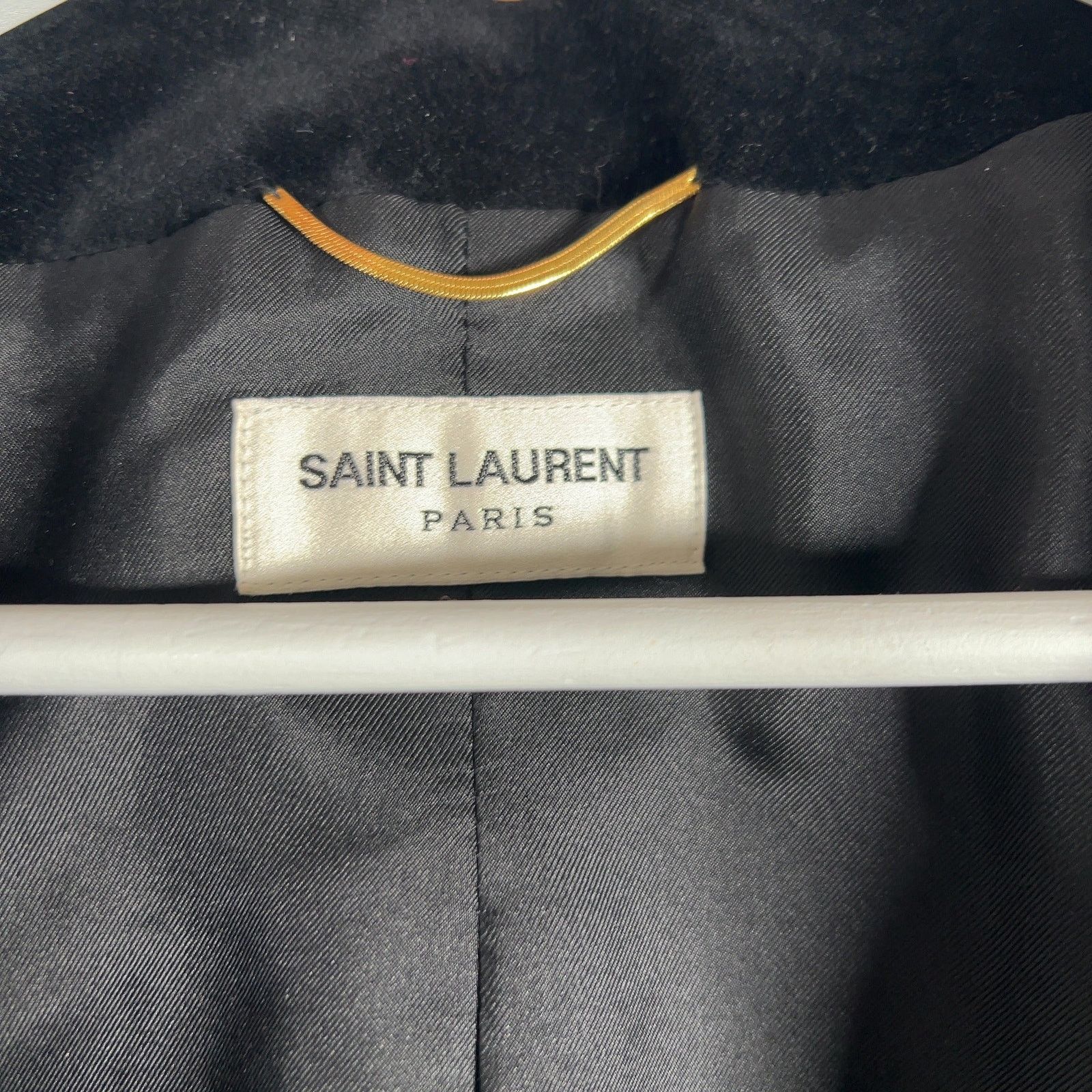 Saint Laurent Paris Saint Laurent Double Breasted Velour Short Blazer Jacket Size S / US 4 / IT 40 - 5 Thumbnail