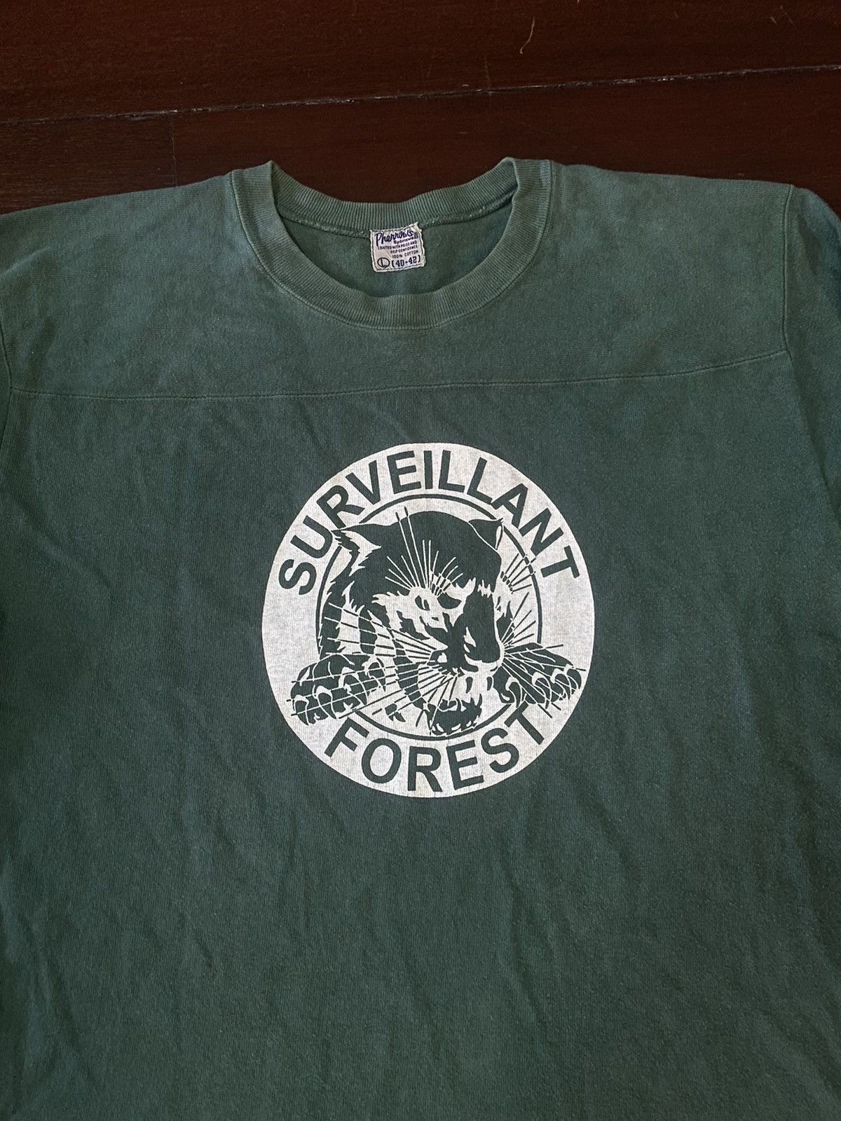 Iron Heart GRAIL🔥 Pherrows SURVEILLANT FOREST HEAVY LONG SLEEVE JAPAN Size US L / EU 52-54 / 3 - 2 Thumbnail