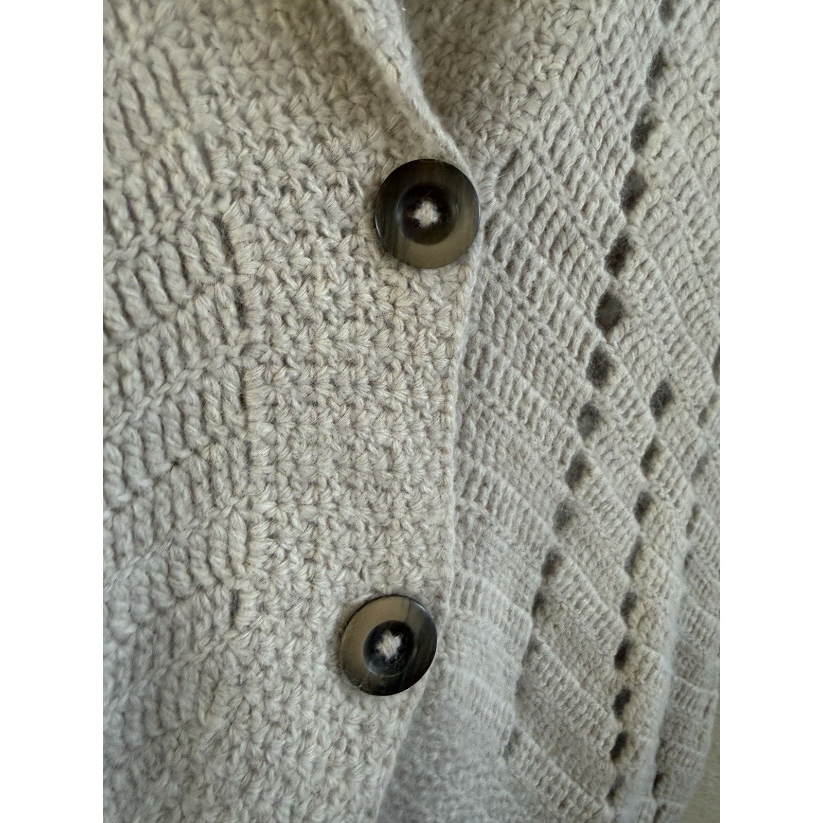 Other CAbi Sweater Vest Angora Blend Knit Ecru Women’s Sz Medium Size M / US 6-8 / IT 42-44 - 7 Thumbnail