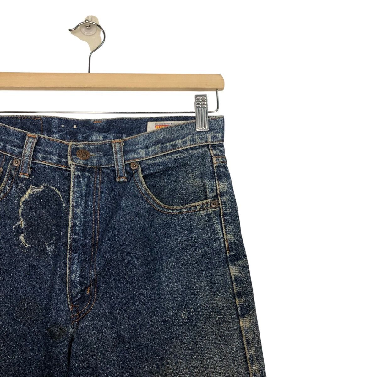Japanese Brand 📌Vintage Denim Jeans Straight Cut Big John Indigo Blue Size 28" / US 6 / IT 42 - 7 Thumbnail