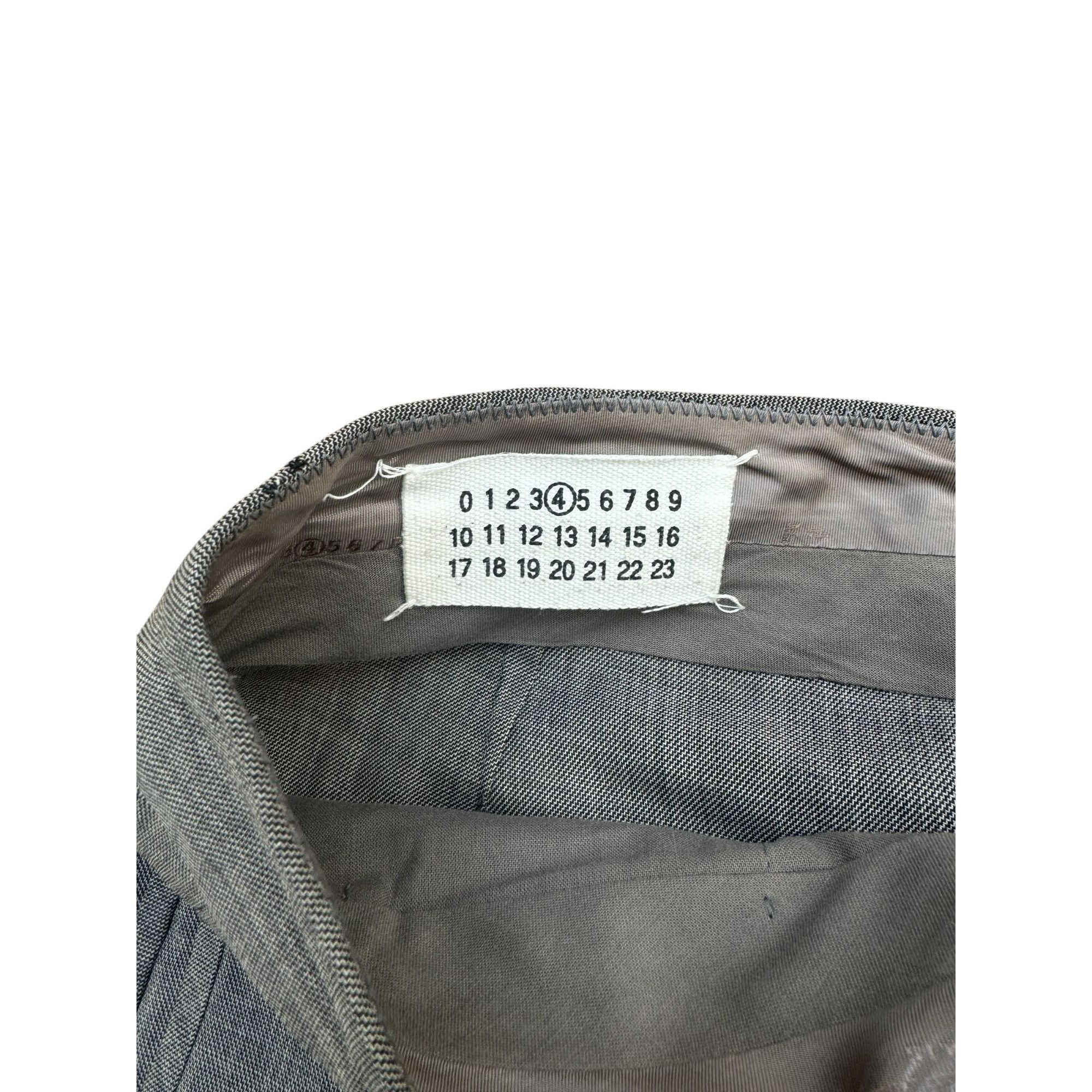 Maison Margiela FW 2009 Grey Wool Trousers Size 30" / US 8 / IT 44 - 11 Thumbnail