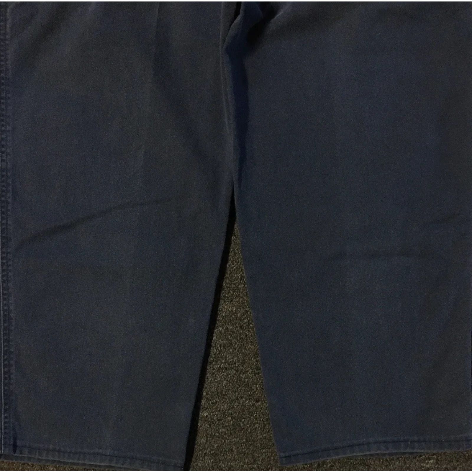 Vintage VINTAGE Faded Pleated Chino Pants 34/30 Blue Talon Zipper 80s 90s Grunge Army Biker Trucker Military Mens Pants Size US 34 / EU 50 - 3 Thumbnail