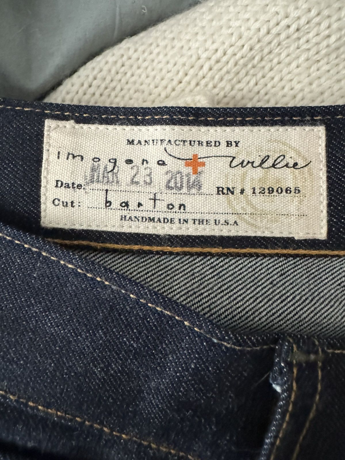 Imogene + Willie Imogene Willie Selvedge Denim Barton Size US 30 / EU 46 - 1 Thumbnail