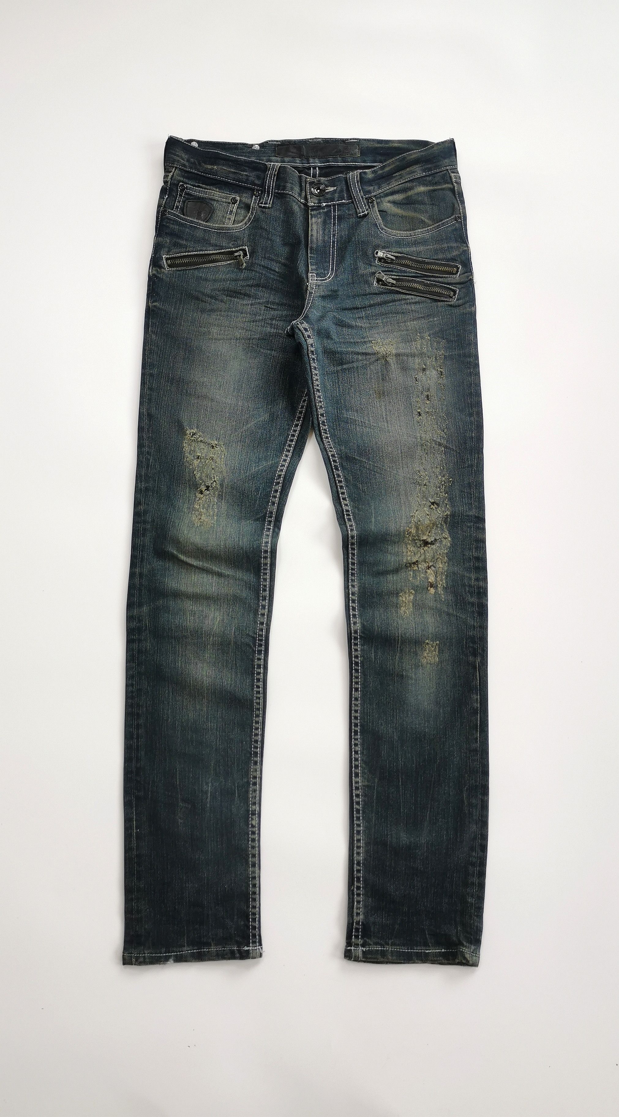Tornado Mart Apestein Seditionaries Zipper Pocket Jeans Size US 30 / EU 46 - 1 Thumbnail